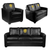 Stationary Sofa with Las Vegas Inferno Gold Logo