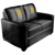 Stationary Loveseat with Las Vegas Inferno Gold Logo