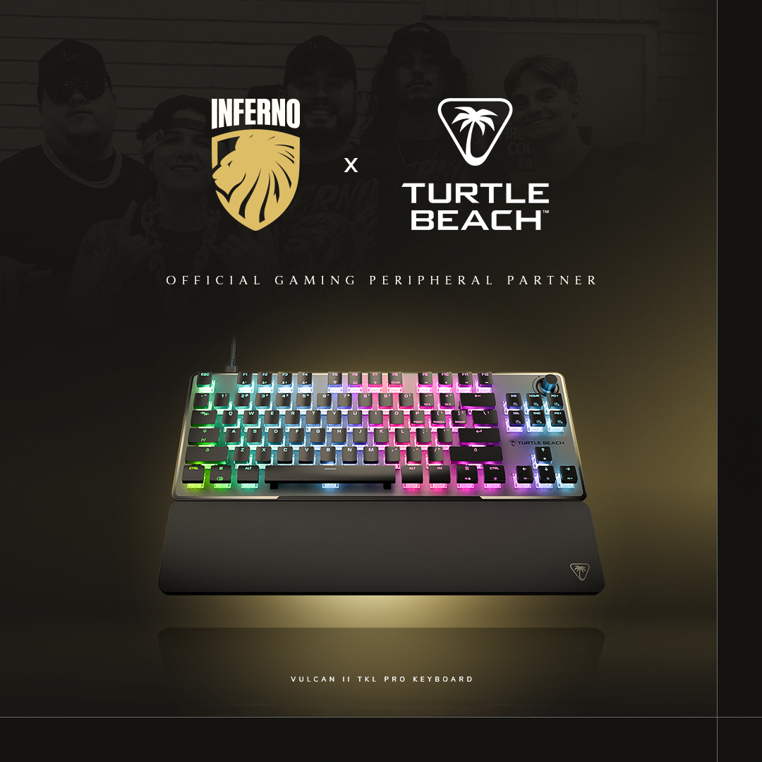 Inferno Announces Partnership with Turtle Beach as Official Peripheral Sponsor