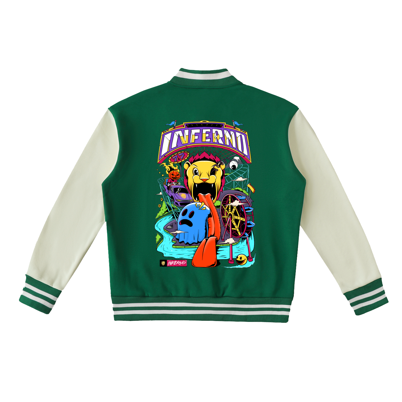 INFERNO LAND Varsity Jacket