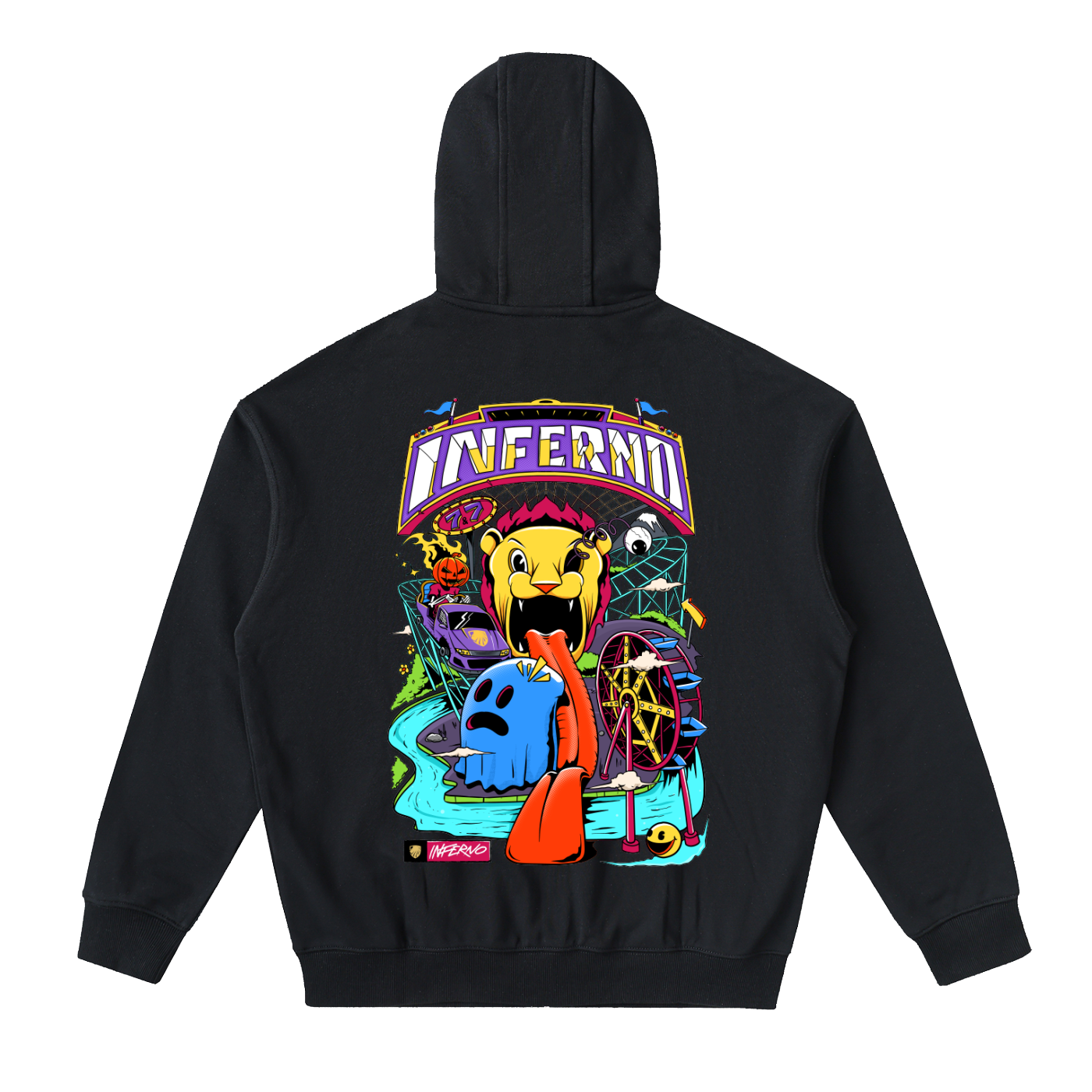 INFERNO LAND Zip Up Hoodie