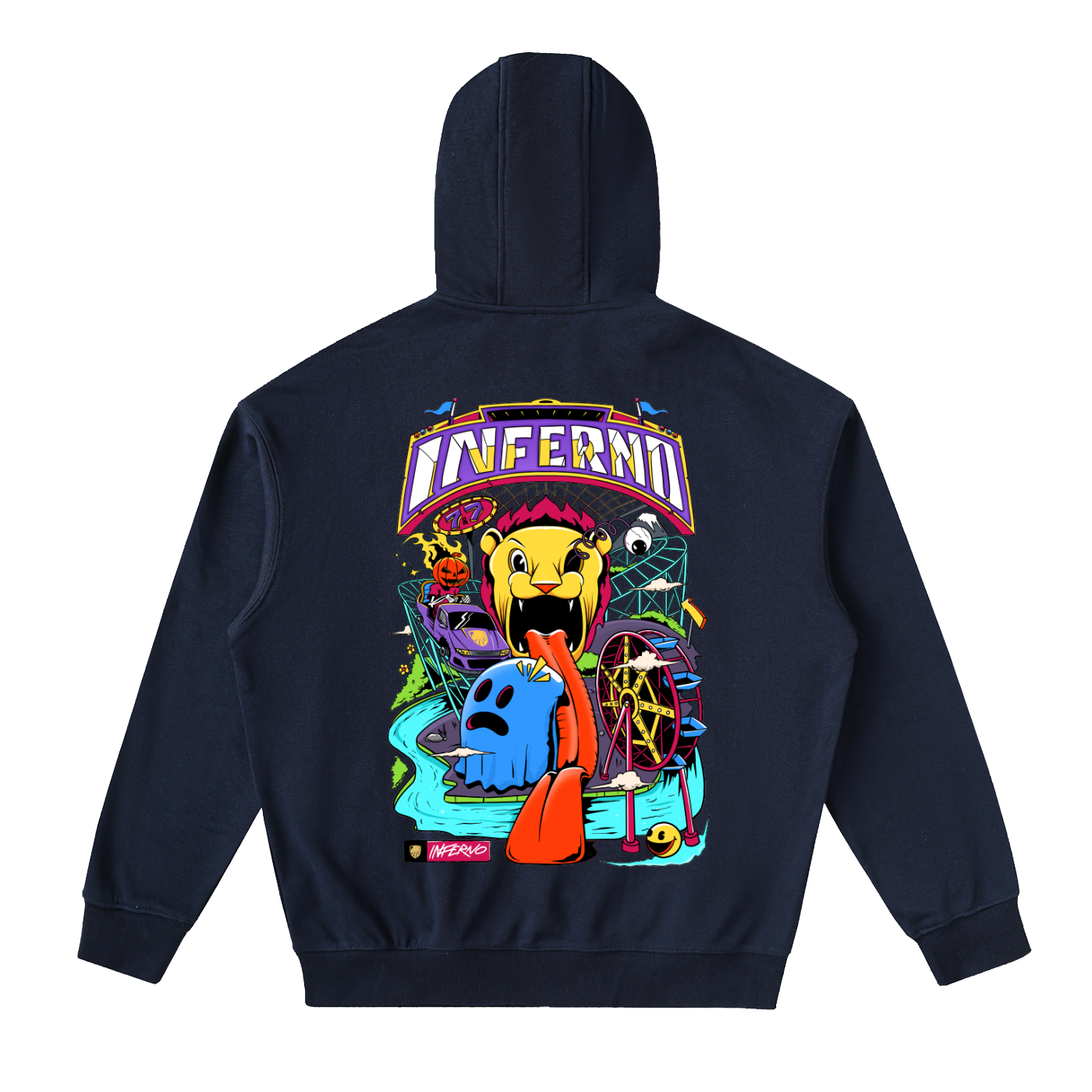 INFERNO LAND Zip Up Hoodie