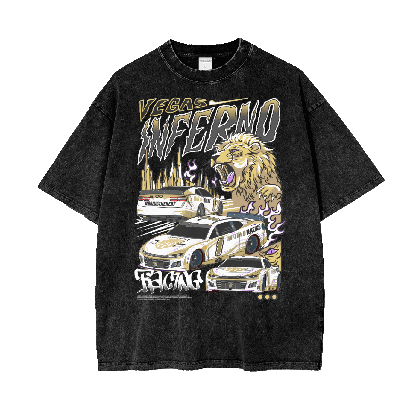 Vegas Inferno Racing Vintage T-Shirt | The Number 1