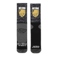 Inferno Black and Gold Athletic Socks