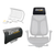 Phantomx Mesh Gaming Chair with Las Vegas Inferno White  Logo