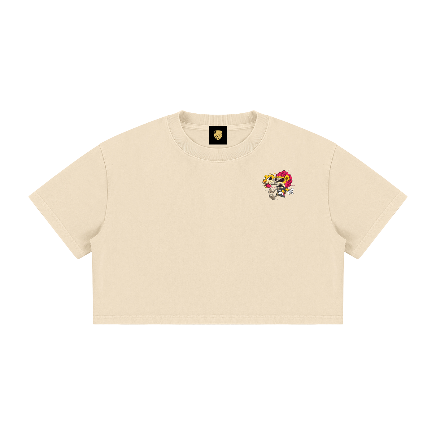 Dripping Dante Mineral Wash Cotton Crop Tee